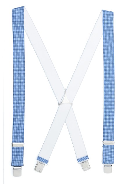 Tirante de Hombre tipo cruceta Estampado Azul C-142